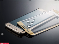 PanzerGlass Schutzfolie für Samsung S6 edge Gold